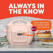 Instant Pot RIO Mini olla 7 en 1 de 4 cuartos de galón olla de presión cocción lenta saltear vapor máquina de arroz yogur y calentador agua de rosa 4 cuartos de galón - Agua de rosas - Ver 4