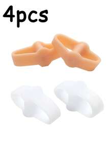 4pcs Toe Separator, Unisex Soft Gel Toe Divider, Suitable For Overlapping Toes And Thumb Protection, Foot Care Tool For Yoga And Daily Relaxation (4/2/1pc Available) - A - View 9