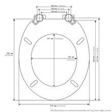 SAINOS Toilet Seat Cover, Thickened Replacement Toilet Seat Cover, Antibacterial, Progressive Descent, Galvanized Hinge Design - H163 - View 9