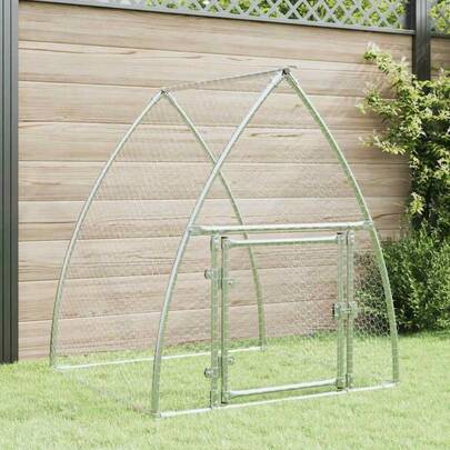 Chicken Cage Silver 100x105x120 Cm Galvanised Steel