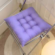 Un cojín de silla cuadrado moderno, suave y transpirable - cojín de asiento versátil para todas las estaciones - lavable a máquina, duradero, ajuste cómodo, adecuado para muebles de hogar, oficina y comedor - estilo moderno, superficie fácil de limpiar, ajuste perfecto para sillas y bancos - ideal para cocinas y comedores - cojín de silla de comedor, adecuado para largos períodos de estar sentado, cojín de asiento, almohadilla de asiento - Multicolor - Ver 8