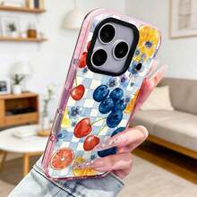 17 16 15 14 13 12 11 XS X Plus Pro Maxを使うの水彩画フルーツの電話ケース。 アーティスティックスタイルでキュートなインスタグラムにYINGえるケース。 ファッショナブルで軽量、保護力があり、高品質で傷つきにくい、耐久性があり、ギフト、ベストセラー、新入荷、滑りやすいらかな質感、エレガントで豪華、光沢のあるがあり、そして色褪せたせにくい。 - 白い枠線 - チェックする 10