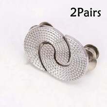 2/4/6件装可拆卸扣式束腰带，可调节腰部夹扣，适用于牛仔裤，塑身腰带 - 多色 - 查看 20