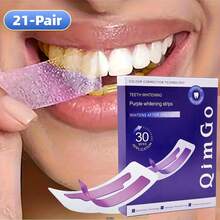 PAP+干贴+紫色牙齿美白贴，牙齿美白，牙贴，深度清洁，口腔护理，美白贴，清新口气，美白贴，适合旅行和居家使用，紫色美白，干贴 - 紫色+PAP+乾貼+牙貼 - 查看 14