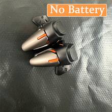 1 par de Disparadores de Juego Móvil DY01, Botones Duales Sensibles de Apuntar y Disparar, Larga Vida Útil, Compatible con Todos los Teléfonos Inteligentes (Baterías No Incluidas) - Negro - Ver 13