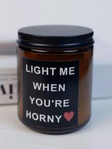 1支锡罐装蜡烛，情人节礼物，“当你兴奋时点亮我”趣味蜡烛，送给男友、兄弟、丈夫的礼物，独特又有趣，周年纪念日、生日必备，家居装饰，蜡烛摆件，装饰蜡烛，大豆蜡烛，送给女友、女性的礼物，家居装饰蜡烛 - 彩色 - 查看 7