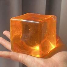 1 pieza Caramelo de malta en forma de cubo gigante, juguete antiestrés suave y esponjoso, ideal para viajar, el aula, baño, cumpleaños y otros regalos - Multicolor - Ver 12