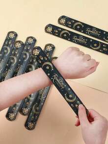 12-Pack Ramadan Wristbands, Eid Mubarak Faith & Spiritual Encouragement, No Electricity Required, Featherless, Ideal For Church Events & Ramadan Kareem Celebrations - Black - View 9