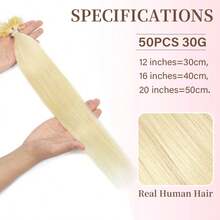 Estensioni per capelli umani - S60 - Visualizzare 4