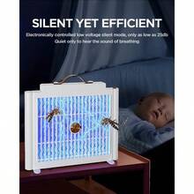 AICase ctor de mosquitos recargable electrónico USB portátil para viajes de veranocampamento al aire última intervensión patio hogar y jardín trampa de moscas en interiores trampa de polillas - blancoModerno - Ver 4