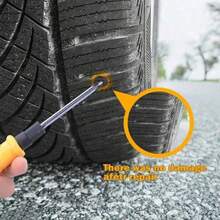 Bộ dụng cụ sửa chữa lốp xe hơi, xe máy, ván trượt, xe đạp bằng chân không - Bao gồm nút bịt, keo, đinh kim loại, phụ kiện sửa chữa lốp. - A - Xem 4