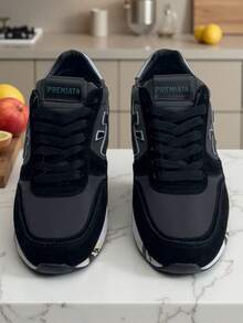 Nuevos zapatos casuales con diseño de nicho y suela gruesa, zapatillas deportivas para estudiantes, zapatos deportivos, tenis de moda - Negro - Ver 5