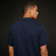 Áo Polo tay ngắn thể thao ngoài trời, màu xanh dương, in logo thương hiệu Nike Court Dri-FIT. - Màu xanh lam - Xem 8