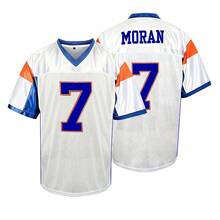 Alex Moran #7 White Mountain State American Football Jersey, Professional Sports American Football Jersey - White - View 2