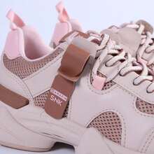 Tenis Ramarim SNK Feminino 25-90203 - Bege - Visão 3
