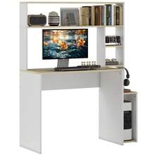 Home Office Desks - White - View 11