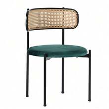 Dining Chairs - Green + Velvet-1 - View 8