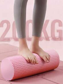 1pc EVA Solid Yoga Roller, Anti-Pressure Smooth Surface Floating Point Yoga Column, Fitness Massage Foam Roller For Muscle Relaxation, Leg Slimming Exercise Cylinder - Multicolor - View 9