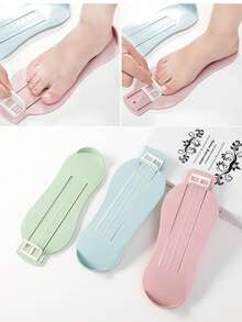 1pc Baby Foot Measuring Device, For Measuring Children's Shoe Size, Baby Gift Foot Length Ruler, Household Baby Foot Measuring Tool - Multicolor - View 4