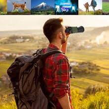 10000M 100X100 Day/Night HD Hunting Binoculars Waterproof Telescopes Coordinates - A - View 8