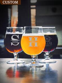 Customized Personalized Champagne Glasses, Faux Pearl Champagne Glasses, Bride And Bridesmaid Customized Champagne Glasses - Reusable, Machine Washable. Personalized Faux Pearl Champagne Glasses / Bride And Bridesmaid Wine Glasses / Wedding Party Wine Glasses / Wedding Supplies / Champagne Glasses / Champagne Glasses / Bridesmaid / Bride / Mother Of The Bride / Bachelorette Party / Birthday Party /, Wide Range Of Uses, Unique Personalized - Multicolor - View 2