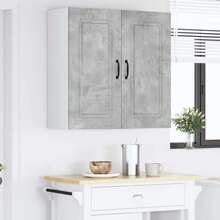 vidaXL Küchenschrank Kalmar Beton Grau 80 X 31 X 80 Cm Holzwerkstoff - Grau - Übersicht 4