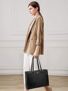 15.6 Inch Waterproof Laptop Bag, Women's Business Office Briefcase - Multicolor - View 7