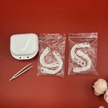 2/4pcs Upgraded High-Quality Dental Accessories, Suitable For All Men And Women For Daily Wear Or Parties, Excellent Gift For Friends/Parents - Square Box-white - View 15