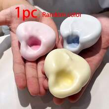 1个手工麻糬减压玩具，软糯糯米馅，挤压即可缓解压力，薄如冰皮，麻糬质地柔软，是办公室、派对、愚人节的理想礼物（无针） - 彩色 - 查看 8