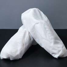 10pcs Dust-Proof Shoe Cover, Household Drying Shoe Bag, Moisture-Proof Non-Woven Shoe Bags - White - View 3