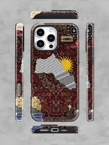 Selected Kurdish Cultural Themed Collage Printed All Inclusive Mixed Color Phone Case, Suitable For IPhone17PRO MAX/17 AIR/15ProMax/16PROMAX/GalaxyS22/S23/S24/S23 Plus/S24 Ultra/S25/A15/A33/A23. A Must-Have For Commuting - Fade Resistant, Flawless, Suitable As A Gift For  Day, Independence Day, Valentine's Day, Or Birthdays Of Family And Friends. - White - View 3