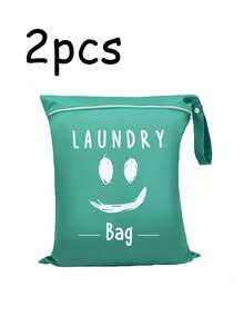 可水洗抽绳洗衣袋，大号加厚款，适合大学宿舍、旅行和健身房存放脏衣服，超大旅行收纳袋，可装脏衣服和旅行用品，也适合日常居家收纳。宿舍必备，大学必备，旅行必备，多种颜色可选。 - 彩色 - 查看 11