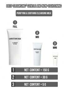 Sữa rửa mặt tạo bọt Dior La Mousse OFF/ON, 150g cỡ lớn/30g cỡ vừa/5g cỡ nhỏ, làm sạch sâu, dịu nhẹ, không gây khô da, phù hợp với nhiều loại da, kết cấu mềm mại, hương thơm tươi mát, bọt trắng mịn, lý tưởng cho học sinh, nhân viên văn phòng đi làm hàng ngày, sử dụng tại nhà, khi đi du lịch và làm quà tặng cho bạn bè, mang đến trải nghiệm chăm sóc da cao cấp như ở spa ngay tại nhà. - Sữa rửa mặt hoa súng - Xem 4