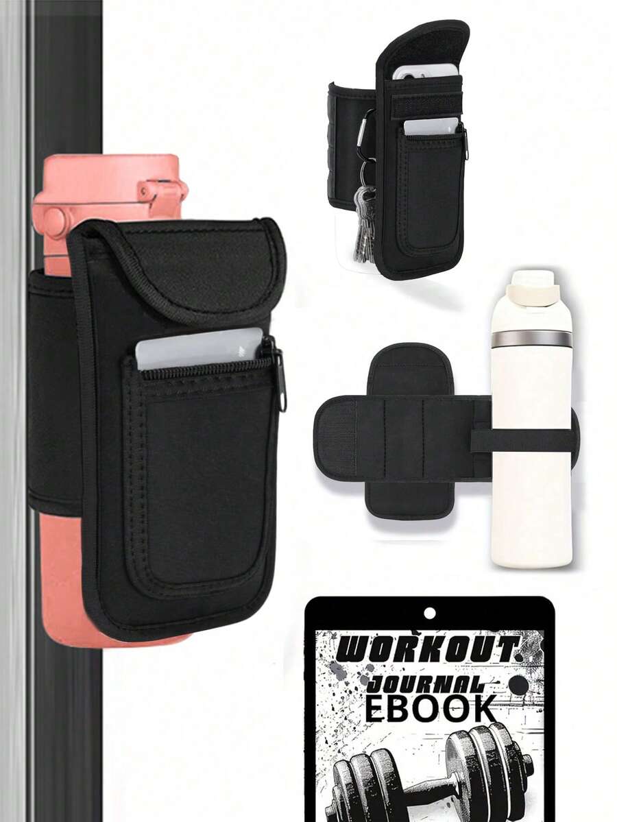 Chiếc túi tập thể dục màu đen hoặc trắng này được trang bị giá đỡ bình nước từ tính và ngăn đựng điện thoại dung tích lớn. Túi có 4 nam châm tích hợp giúp gắn chắc chắn vào các thiết bị tập thể dục. Đây là phụ kiện thiết yếu cho quá trình tập luyện của bạn, phù hợp với bình nước từ 18 đến 40 oz (khoảng 57 đến 118 ml). Phụ kiện thể dục này cũng đi kèm với ngăn đựng điện thoại và móc chìa khóa, phù hợp cho cả nam và nữ.