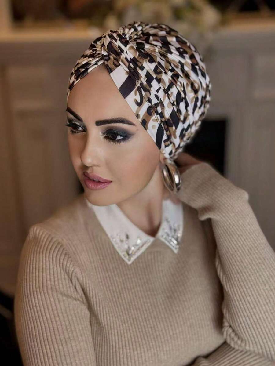 1pc Printed Instant Wear Hijab Underscarf