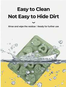 Molde de silicona con 12 cavidades con forma de corazón, para hacer chocolate, gelatina y hornear manualidades para el Día de San Valentín - Multicolor - Ver 2