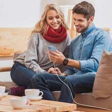 1根3.3英尺/6.6英尺高效数据传输和快速充电线，兼容 14系列、14 Pro Max/14 Pro/14 Plus/14/13/12/11系列 - 白色 - 查看 7