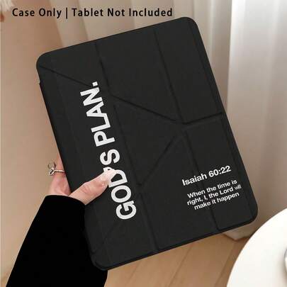 Slogan Painted Effect Acrylic Crystal Cover Compatible With Honor Pad 9/10, Honor GT 11.5inch/X9A/X9Pro, Matepad 11 Inch 2023/2022, Matepad Pro, Matepad 11.5 (2026), Redmi, OPPO, VIVO, Apple 10th Generation IPad 11 2025, Galaxy Tab A9 Plus/A11/A11 PLUS