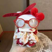 一套新款时尚可爱娃娃服装，适合10厘米高的猫咪毛绒娃娃，娃娃衣服，生日/圣诞节/新年礼物（注意：仅出售衣服，不含娃娃、眼镜、鞋子） - 彩色 - 查看 16