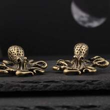 Octopus Small Ornament Brass Ornament Home Office Handheld Toy Ornament Small Gift Creative Ornament - Little Octopus - View 6