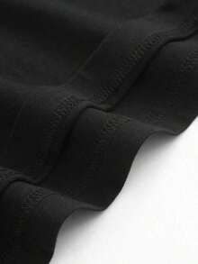 Black T-Shirt,Sports Shirt, Dodgers Bat And Skull T-Shirt, Graphic Tee, Vintage And Stylish Casual T-Shirt, Y2K, Unisex - Black - View 4