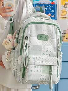 2026 New Arrival Cute Backpack For Middle/High School Students, College Students, Large Capacity Dual-Shoulder Bag, Nature Style - A - View 5