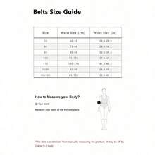 1pc Women's Western Style Embossed Vintage Buckle Leather Belt Festival Halloween Summer, School Fall, Autumn, Halloween - 棕色 - 查看 10