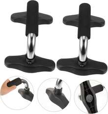 Soporte para Flexiones De Acero En i Espuma Antideslizante, Manijas para Flexiones, Equipo Multifuncional para Entrenamiento De Fuerza En Casa, Fitness y Rehabilitación - 1 - Ver 5