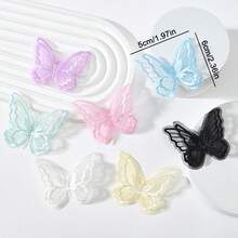 10/20pcs Double Layers Embroidery Sticker Mesh Sewing Butterfly Patch Repair Craft Wedding Decor Clothes Sewing Handmade DIY Accessories - Multicolor - View 14