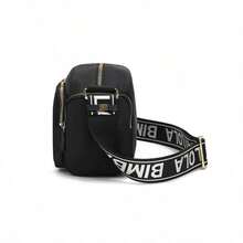 Women Shoulder Bags - Black and White - View 2