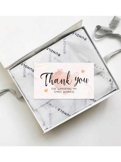 50pcs Floral Thank You Cards, Creative Holiday Greeting Cards, Unique Ideal Gift For Him/Her, Friends, Students, Youth, Birthday, School, Family, Multipurpose Durable Decorative Reusable Elegant High-Quality Colorful Customizable Office Decor