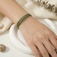 1pc Bohemian Vintage Colorful Woven Bracelet - Multicolor - View 2