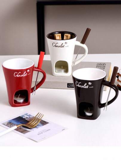 1pc/2pcs 130ml Ceramic Latte Coffee Cup With Spoon, Couple Water Mug, Personalized Milk Malt Breakfast Cup With Latte Art, Creative Office Cup, Graduation Party Teaware, Made In China