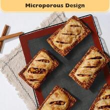 3pcs/6pcs Silicone Baking Mat, Black Hollow Baking Pad, High Quality Oven Mat - - - View 5